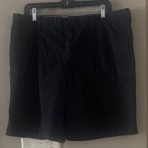 Chaps Men's Dark Blue Flat Front Shorts